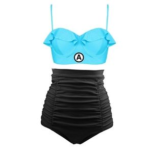 Aquabats rockabilly pinup styled tankini -